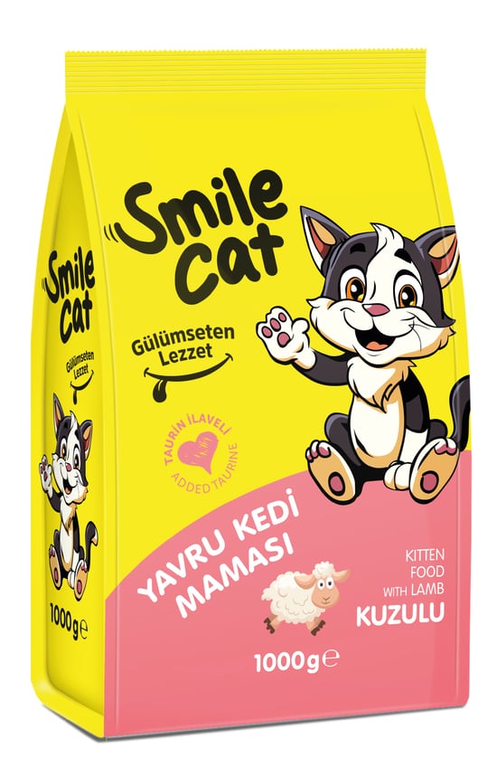 Smile 1000 Gr Kedi Maması Yavru Kuzulu Sml-005