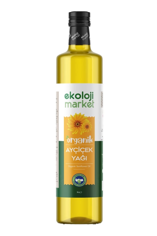 Organik Ayçiçek Yağı 1 Lt