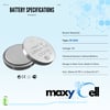 MaxyCell 6 adet CR2032,DL2032 3V