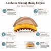 Enfa Enf-1382 ( Kutulu ) Lenf Drenaj Yüz Boyun Masaj & Çok Amaçlı Fırça ( Leopar Desenli )