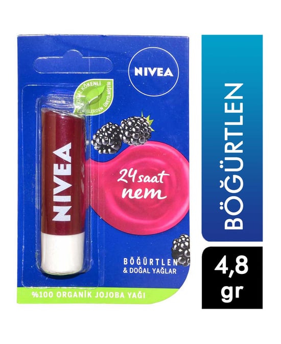 Nivea Dudak Kremi Böğürtlen 4,8 Gr