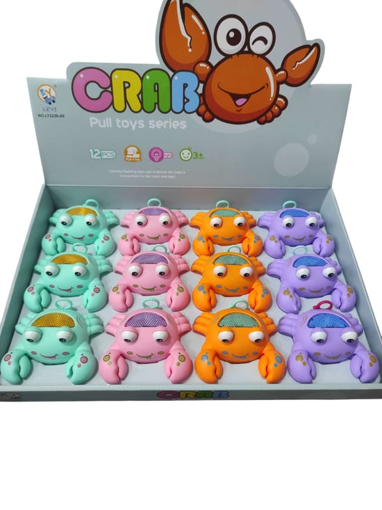 Yengeç Yürüyen İpli Işıklı Çek Bırak