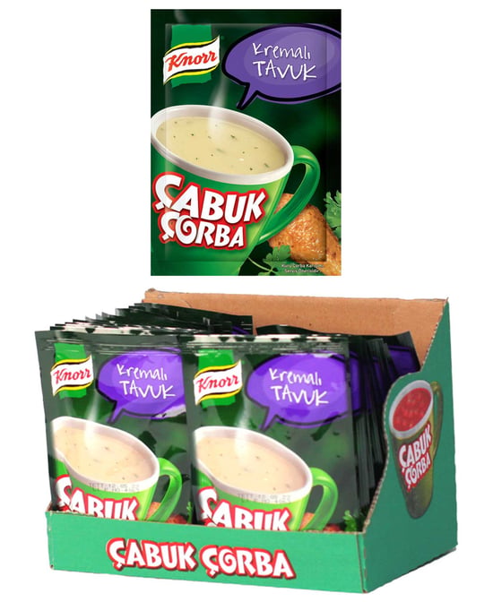 Knorr Çabuk Kremalı Tavuk Çorbası 18 G X 24'lü Paket