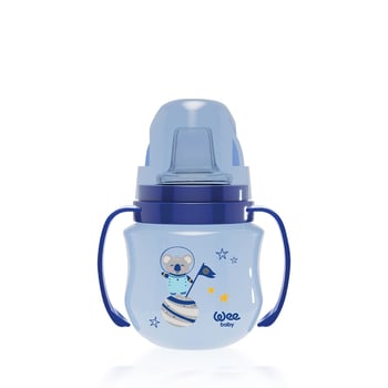 Wee Baby Galaxy Akıtmaz Alıştırma Bardak 125 Ml Mavi 6+ Ay