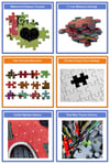 Nova Puzzle - 1500 Parça Fantastik Kitap Şehir Mini Puzzle