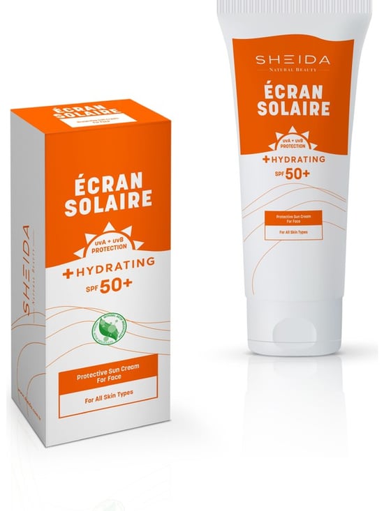 Sheida Écran Solaire Güneş için Yüz Kremi 75 Ml