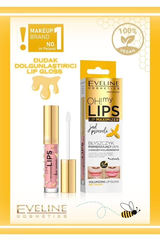 Oh! My Lips! Hyaluronik Asit ve Arı Zehiri Ile Dudak Büyütücü Dudak Parlatıcısı