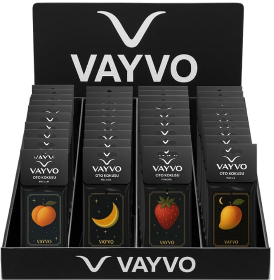 Vayvo Kağıt Oto Araç Kokusu Meyve Serisi Adet Standlı