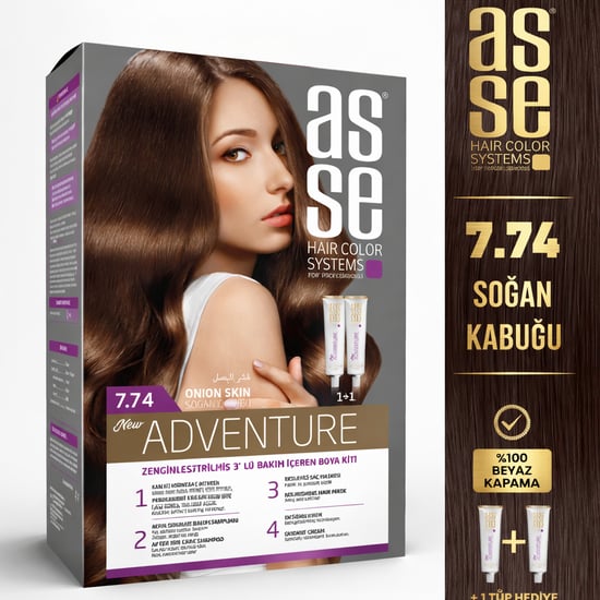 Asse Set Boya No: 7.74 50+50 Ml Soğan Kabuğu