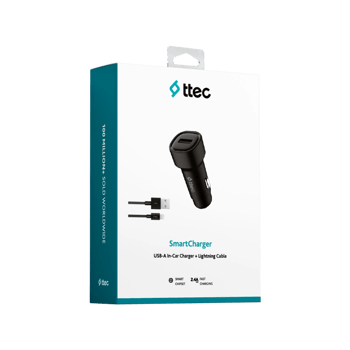 Ttec 2cks30ls Smartcharger 2.4a Araç Şarj Aleti + Lightning Kablo