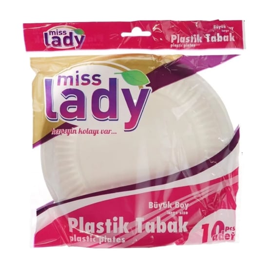 Miss Lady Plastik Tabak 10 Lu Büyük