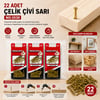 Medalyan Dl-71 ( 3x30 ) ( 22pcs ) Sarı Tp Çelik Tel Çivi