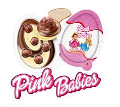 Oyal Pink Baby Sütlü Krem Çikolatalı Oyuncaklı Yumurta 10g 24'lü