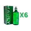 Manly Green Edc 125 Ml Erkek Parfüm 6 Adet