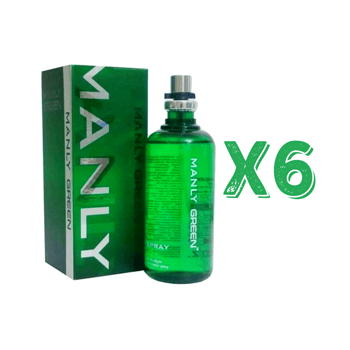 Manly Green Edc 125 Ml Erkek Parfüm 6 Adet
