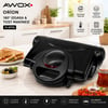 Awox Orion ( Siyah ) ( 8 Dilim ) Elektrikli ( Teflon Tost Makinesi ) & ( 180° Izgara ) ( 6 Kademe Isı Ayarı ) ( 1800w )