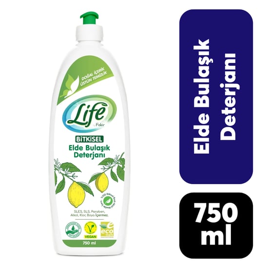 Life Fakir Bitkisel Bulaşık Deterjanı 750 Ml