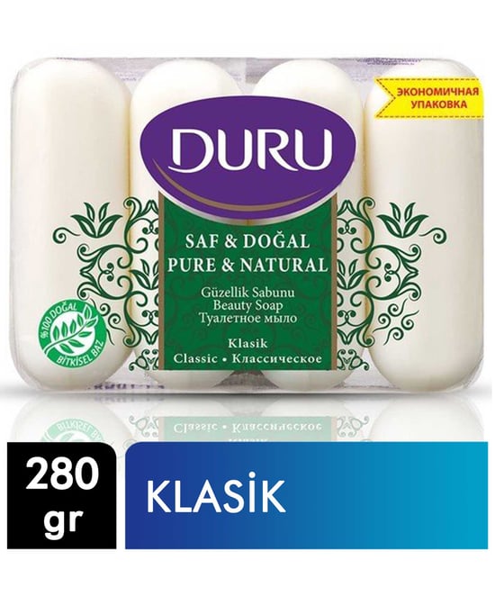 Duru Sabun 70 G X 4'lü Güzellik Saf&doğal Klasik