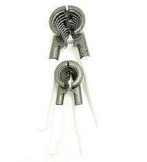 Star-927 ( 2pcs Set ) Metal Fındık & Ceviz Kıracak Beyaz Saplı