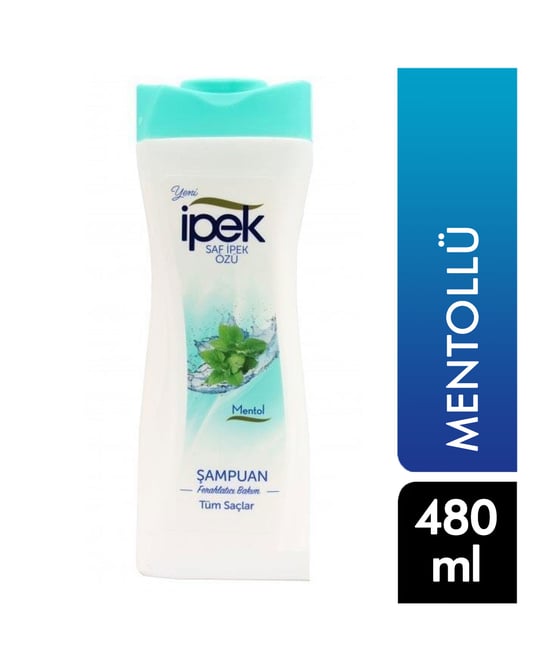 İpek Şampuan 480 ML Tüm Saçlar için Mentol 