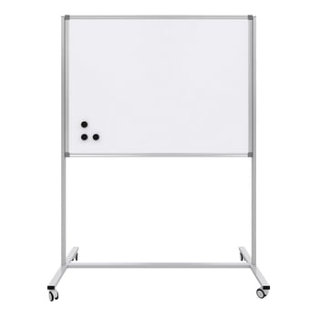 Mıknatıslı Mobil Ayaklı Beyaz Yazı Tahtası 120x200cm