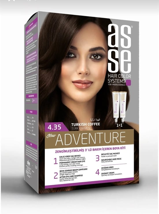 Asse Saç Boyası 4,35 Türk Kahvesi