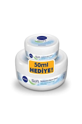 Nivea Soft Kavanoz Krem 300 Ml+50 Ml Set
