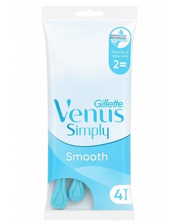 Gillette Venüs Simply 2 Kadın Tıraş Bıçağı 4'lü (Yeni)