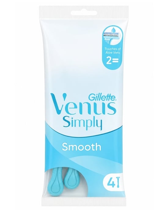 Gillette Venüs Simply 2 Kadın Tıraş Bıçağı 4'lü (Yeni)
