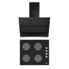 Simfer Siyah Cam Ankastre Set (ocak + Davlumbaz)