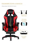 Fashcolle Dynamic Red Masajlı Oyuncu Koltuğu