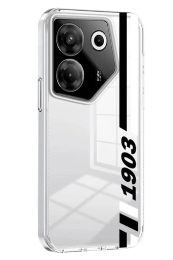 DİYARI FIRSAT Tecno Camon 20 Pro 5G Uyumlu Desenli Şeffaf Silikon Kılıf