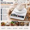 İ11-007 Sf-400 ( Dijital & Pilli ) Mutfak Terazisi Tartı ( 10kg / 1gr )