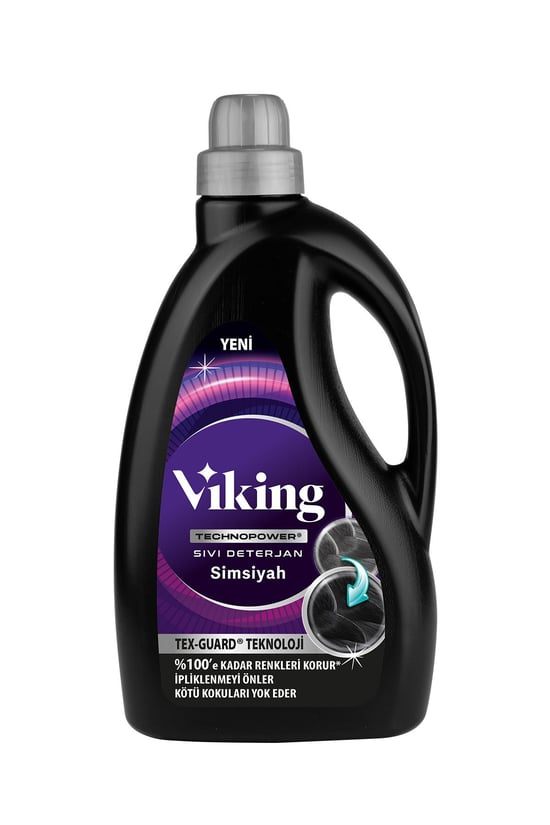 Viking Technopower Sıvı Çamaşır Deterjanı Simsiyah 2.7 Lt