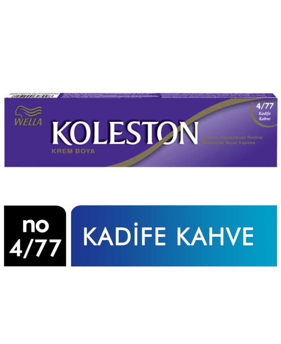 Koleston Saç Boyası Tüp No 4/77 Kadife Kahve