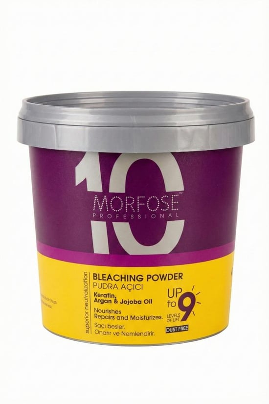 Morfose 9+ Tona Kadar Keratin Argan Jojoba Yağlı Mavi Pudra Toz Açıcı 600 Gr