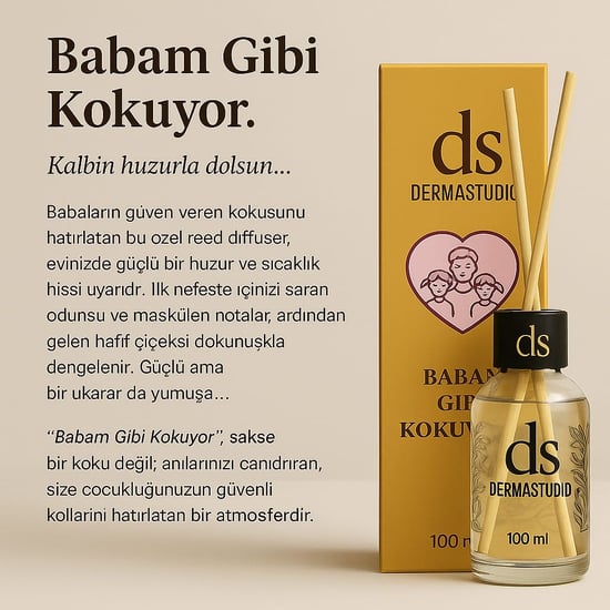 Dermastudio Babam Gibi Kokuyor Bambu Ortam Kokusu 100 ML