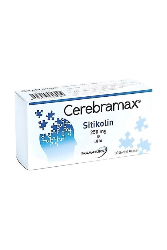 Cerebramax Sitikolin Balık Yağı 30 Kapsül