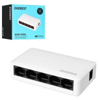 Ethernet Swıtch Hub 5 Port 10/100/1000mbps Gıgabıt Esw-515g