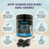 Bioxi® Aktif Karbon Kedi Kumu Koku Giderici 250 Gr – Doğal Aktif Karbon Granül Koku Önleyici