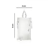 Smokeless Candles Yakut-9459 ( Büyük Boy ) ( Damla Akan Mum Modeli ) ( Pilli ) Led Mum