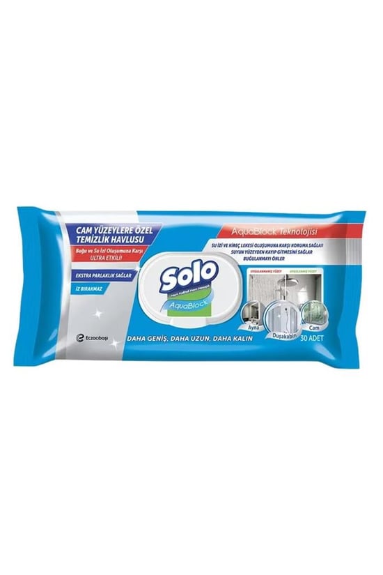 Solo Aquablock Yüzey Temizlik Havlusu 30 Yaprak