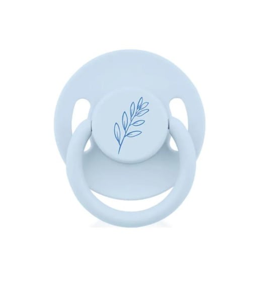 Wee Baby Pure Yuvarlak Uçlu Kauçuk Emzik No:2 6-18 Ay Mavi