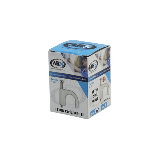 Ars Kod-347950 ( No-3 ) ( 100pcs ) Beton Çivili Kroşe ( 2x4 Antigron )