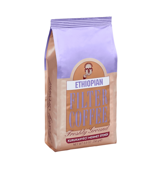 Kurukahveci Mehmet Efendi Öğütülmüş Filtre Kahve Ethiopian 250gr