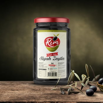Rem Zeytin Siyah 1000gr Yağlı Sele (321-380)