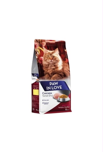 Paw In Love Yetişkin Kedi Maması Tavuklu 15 Kg