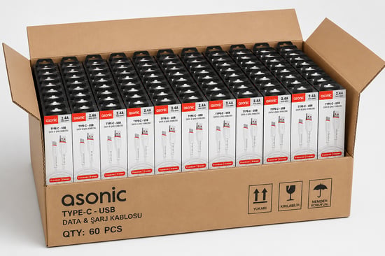 Asonic As-x306 İpad/iphone Lightning Beyaz Data + Şarj Kablosu
