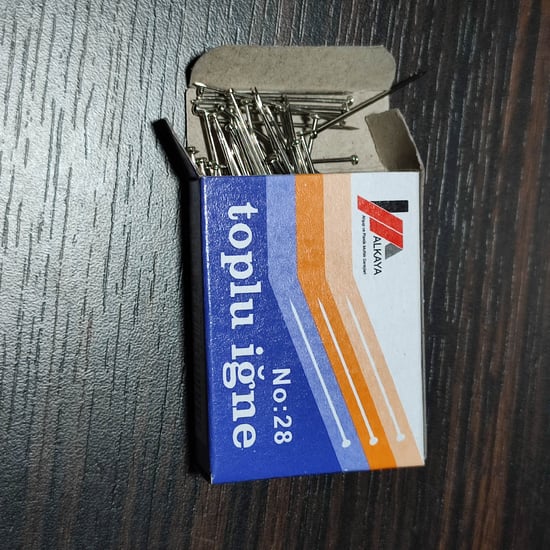 Alkaya Metal Başlı Toplu İğne