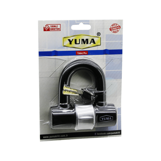 Yuma Ym-740-v ( Çok Amaçlı ) ( Çelik & U Bar & Kelepçe Disk ) Anahtarlı Asma Kilit